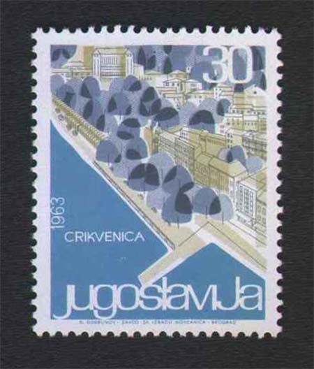 turistička mesta Crkvenica 1963